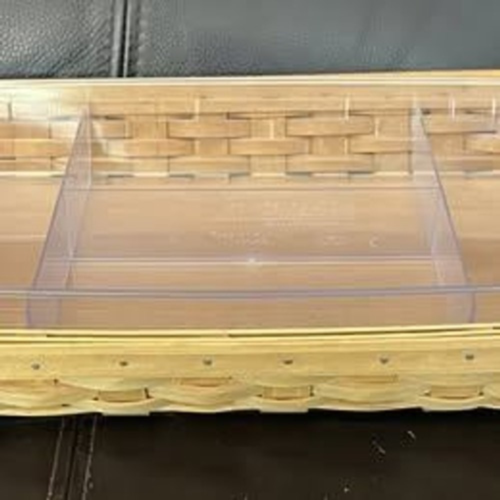 Longaberger Serving Solutions Basket with Divided Protector and Lid
